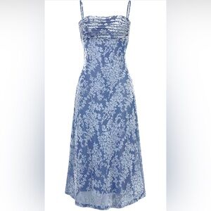 Elegant Blue Maxi Dress